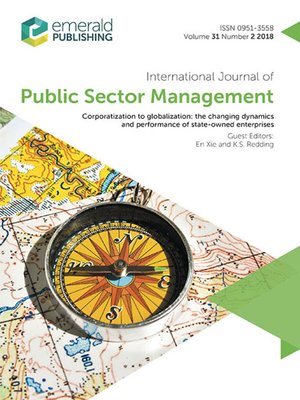 cover image of International Journal of Public Sector Management, Volume 31, Number 2
